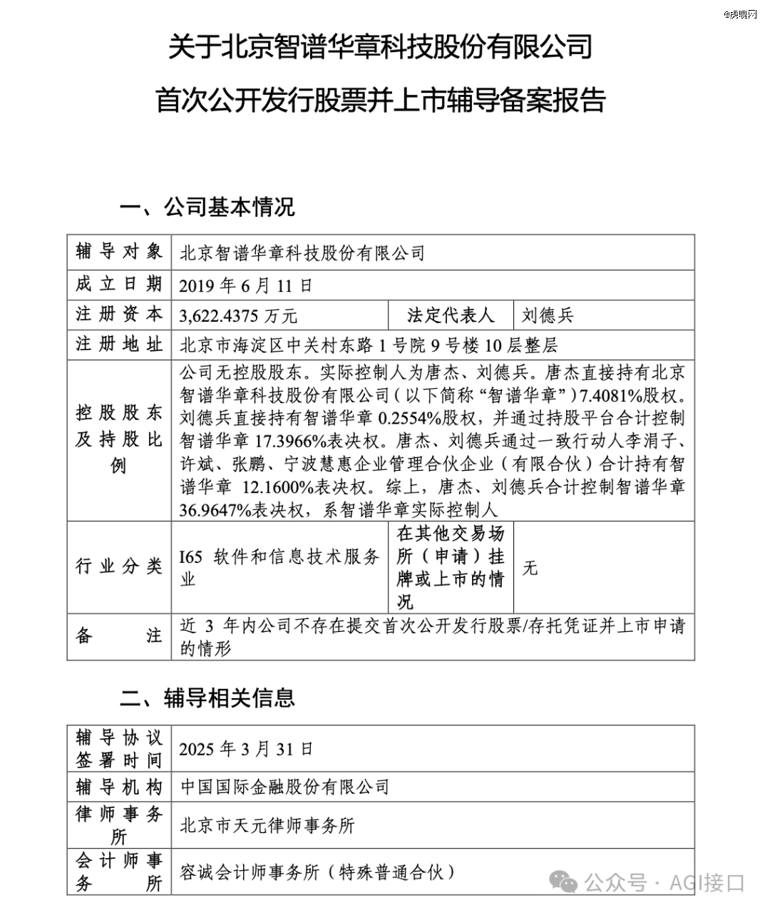 智谱先冲向了IPO