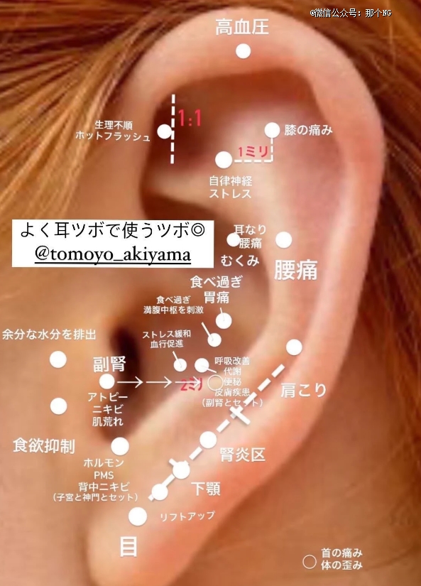 中医的耳穴埋豆，征服东京银座的高级美容院