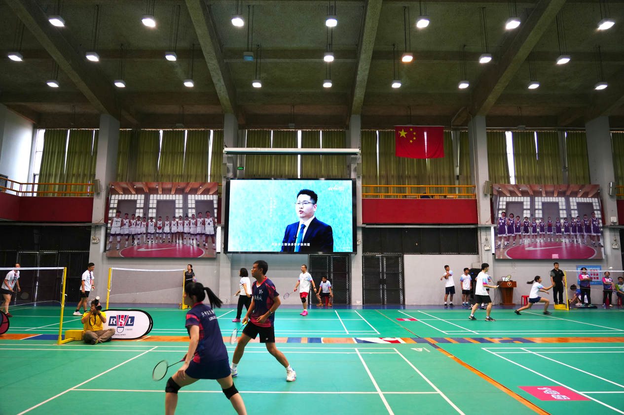 海洋至尊赞助第四届广州市中学名校校友羽毛球团体邀请赛_行业动态